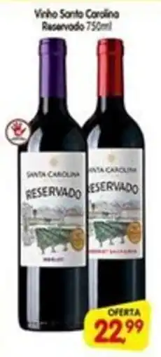 Cercadão Vinho santa carolina reservado oferta