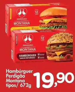 Confiança Supermercados Hambúrguer Perdigão Montana tipos oferta