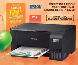 Lojas Cem Impressora epson multifuncional tanque de tinta l3250 oferta