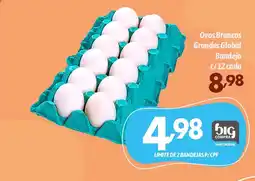 Supermercados Big Compra Ovos Brancos Grandes Global oferta