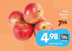 Supermercados Big Compra Maçã Nacional Fuji oferta