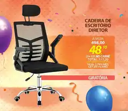 Lojas Cem Cadeira de escritório diretor oferta