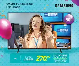 Lojas Cem Smart tv samsung LED U8600 oferta
