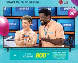 Lojas Cem Smart tv lg led ua8550 oferta
