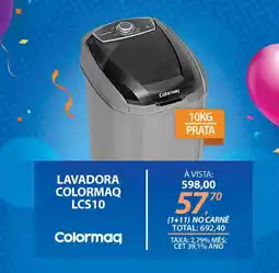 Lojas Cem Lavadora colormaq lcs10 oferta