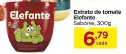 Carrefour Extrato de tomate Elefante Sabores, oferta