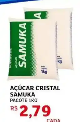 Assaí Atacadista açúcar cristal samuca oferta