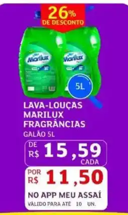 Assaí Atacadista Lava-louças marilux fragrâncias oferta