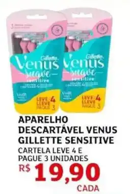 Assaí Atacadista aparelho descartável venus gillette sensitive oferta