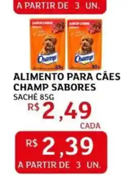 Assaí Atacadista alimento para cães champ saches oferta