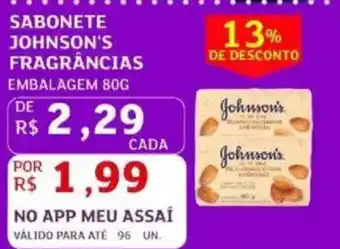 Assaí Atacadista Sabonete johnson's fragrâncias oferta
