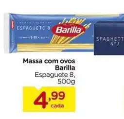 Carrefour Massa com ovos Barilla Espaguete 8, oferta