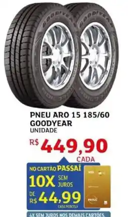 Assaí Atacadista pneu aro 15 185/60 goodyear oferta
