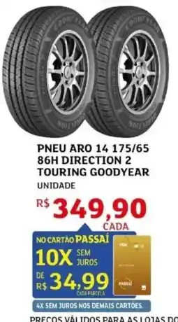 Assaí Atacadista Pneu aro 14 175/65 86h direction 2 touring goodyear oferta