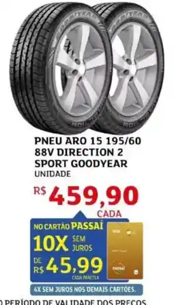 Assaí Atacadista Pneu aro 15 195/60 88v direction 2 sport goodyear oferta