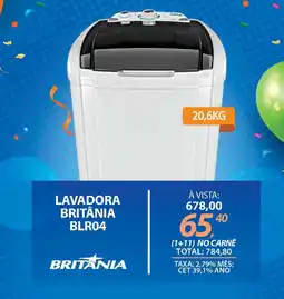 Lojas Cem Lavadora britânia blr04 oferta
