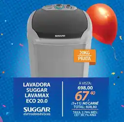 Lojas Cem Lavadora suggar lavamax eco 20.0 oferta