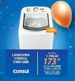 Lojas Cem Lavadora consul cwb10bb oferta