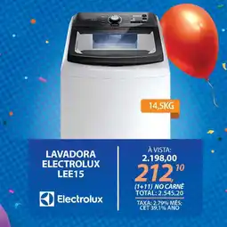 Lojas Cem Lavadora electrolux lee15 oferta
