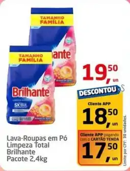 Tenda Atacado Brilhante - lava-roupas em pó limpeza total oferta