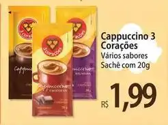 Atacadão 3 corações - cappuccino oferta