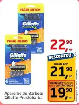 Tenda Atacado Gillette - aparelho de barbear prestobarba oferta