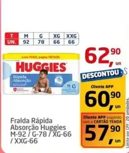 Tenda Atacado Huggies - fralda rápida absorção oferta