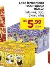 Carrefour Bob esponja elegê - leite fermentado oferta
