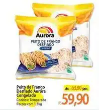 Atacadão Aurora - peito de frango desfiado congelado oferta
