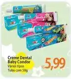 Atacadão Condor - creme dental baby oferta