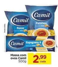 Carrefour Camil - massa com ovos oferta
