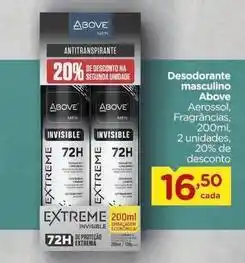 Carrefour Above - desodorante masculino oferta