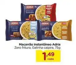 Carrefour Adria - macarrão instantâneo oferta