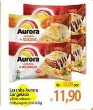 Atacadão Aurora - lasanha oferta