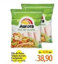 Atacadão Aurora - filé de peixe tilápia oferta