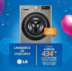 Lojas Cem Lava&seca lg cv5012pc4 oferta