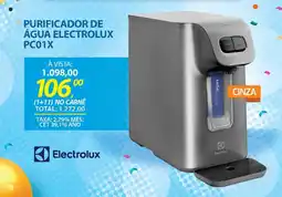 Lojas Cem Purificador de água electrolux pc01x oferta