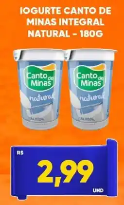 Tatico Iogurte canto de minas integral natural oferta
