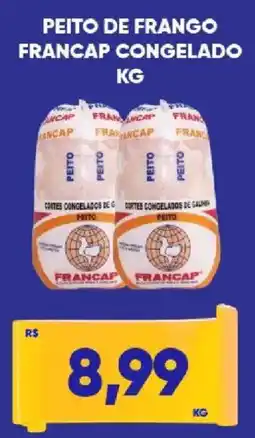 Tatico Peito de frango francap congelado oferta