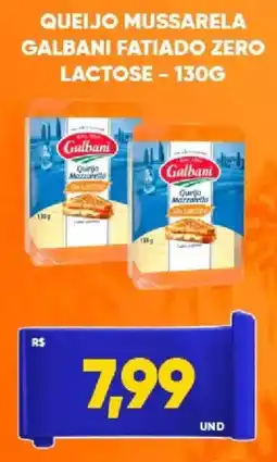 Tatico Queijo mussarela galbani fatiado zero lactose oferta