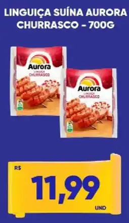 Tatico Linguiça suína aurora churrasco oferta