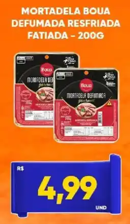 Tatico mortadela boua defumada resfriada fatiada oferta