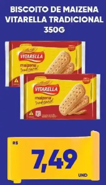 Tatico Biscoito de maizena vitarella tradicional oferta