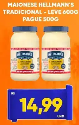 Tatico Maionese hellmann's tradicional oferta