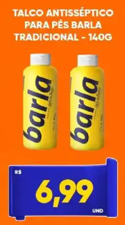 Tatico Talco antisséptico para pés barla tradicional oferta