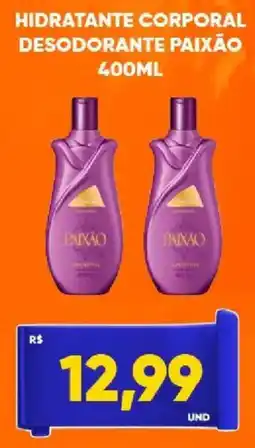 Tatico Hidratante corporal desodorante paixão oferta