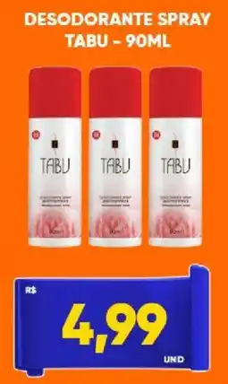 Tatico Desodorante spray tabu oferta