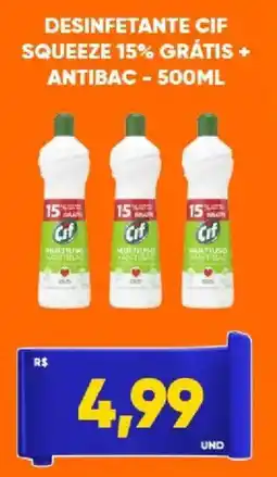 Tatico Desinfetante cif squeeze oferta
