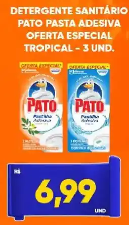 Tatico Detergente sanitário pato pasta adesiva oferta