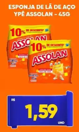 Tatico esponja de lã de aço ypê assolan oferta